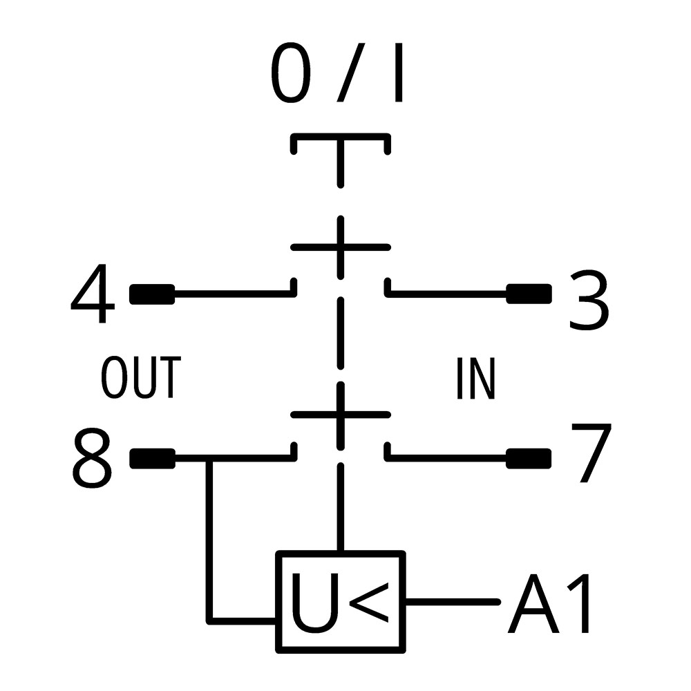 Пусковая электромагнитная кнопка ESSB-32YC 5pin на панеле, желтая рамка