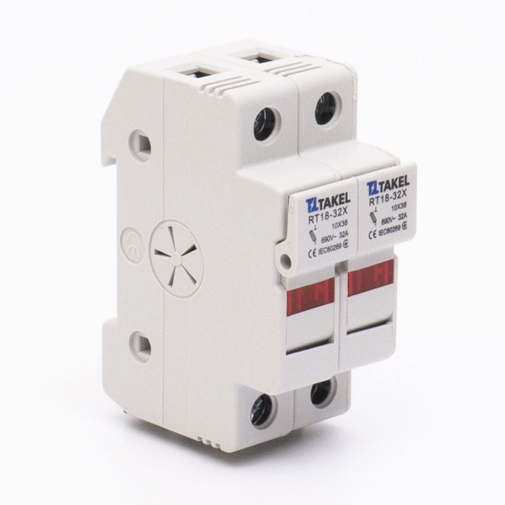 RT-227415様 Держатель плавкого предохранителя RT18-32X 2Р 32А типорозмер 10х38