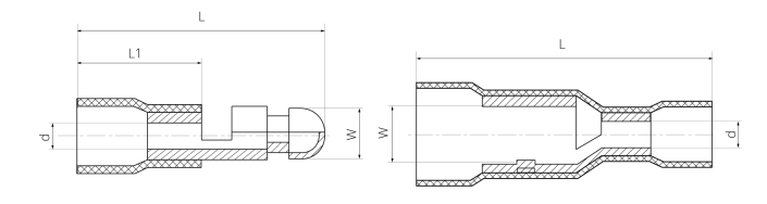Конектор круглий з ізоляцією MPD 5.5 (роз'єм 