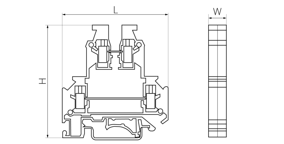 Пластина торцевая D-FJKK3/5, серая TAKEL