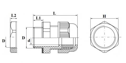 Кабельный ввод MG 50 TAKEL