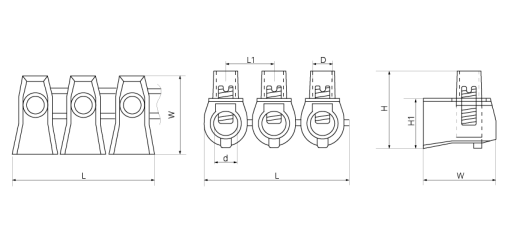 Клемник кінцевий 5 x 1/10мм