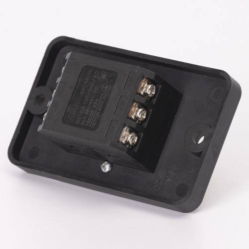 Кнопка Пуск-Стоп SSB-191YC 6pin на панеле, желтая рамка