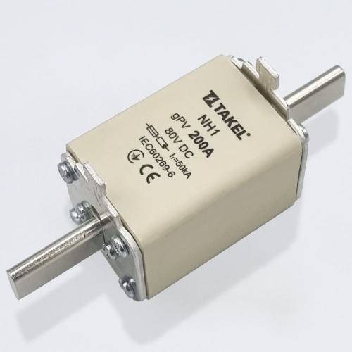 Плавкая вставка предохранителя NH1 200А 80V DC TAKEL