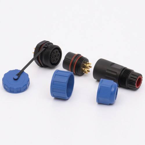 Коннектор вологозахищенний SP-20 7pin TAKEL 