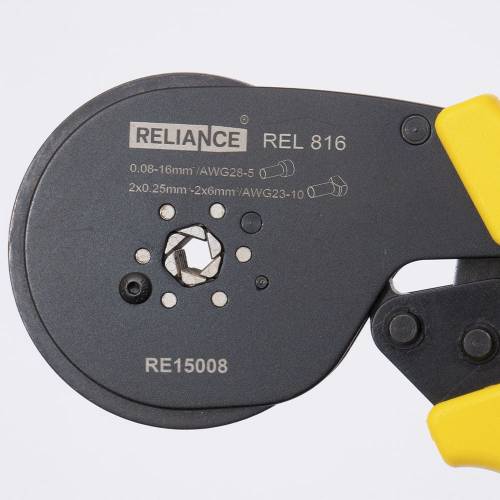 Кліщи для обтиску наконечників REL 816 (HB, EN, 0,08-16) RELIANCE