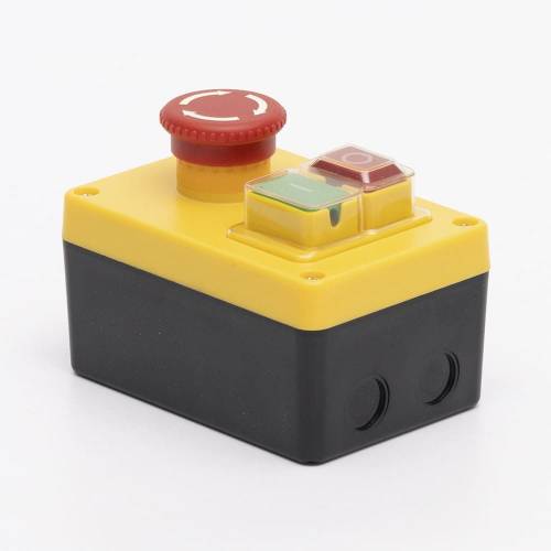 Пост кнопочный электромагнитный ESSB-211YC 4pin с аварийной кнопкой TAKEL