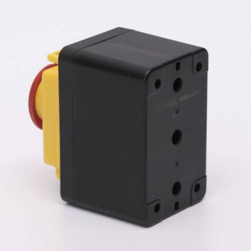 Пусковая электромагнитная кнопка ESSB-33YC 4pin в корпусе, желтая рамка