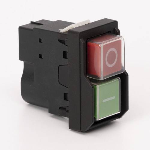 Пусковая электромагнитная кнопка ESSB-11BC 4pin, чорная рамка