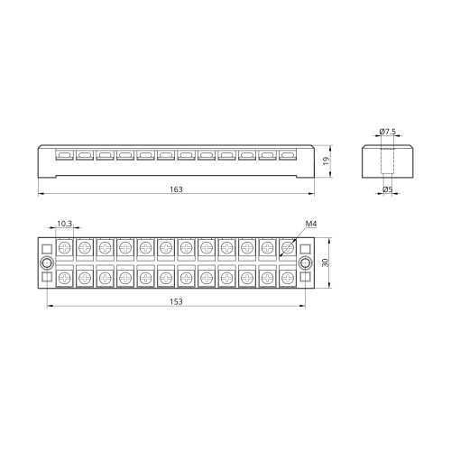 Клемна колодка TB- 3512