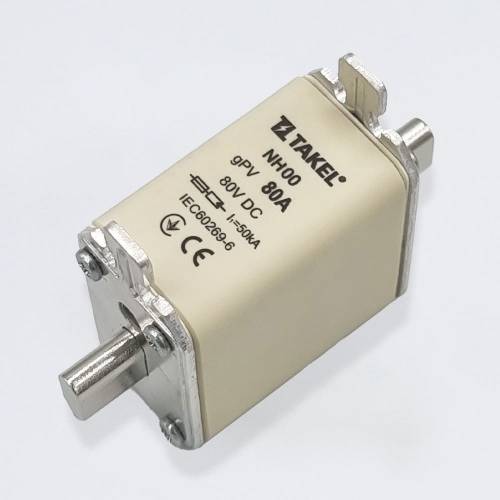 Плавкая вставка предохранителя NH00 80А 80V DC TAKEL