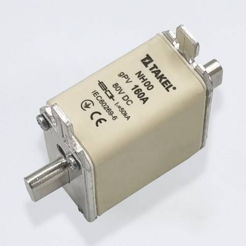 Плавкая вставка предохранителя NH00 160А 80V DC TAKEL