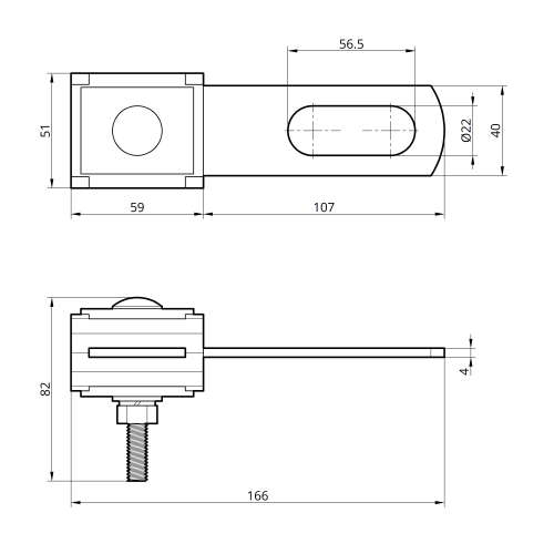 Зажим анкерный натяжной KW165 (4x16-35мм2) TAKEL