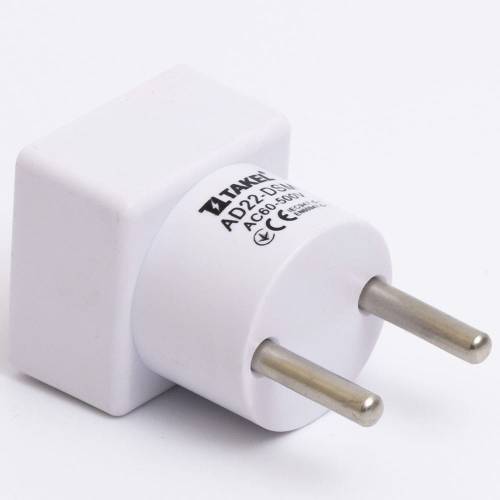 Светодиодный вольтметр в розетку AD22-DSM АC 60-500В, красный TAKEL