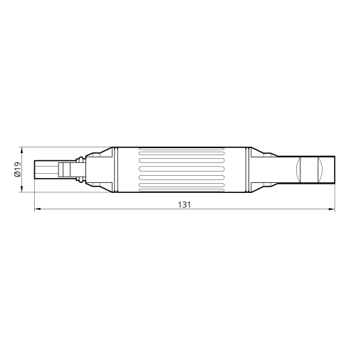 Коннектор MC4F под предохранитель DC 10х38 1000В TAKEL