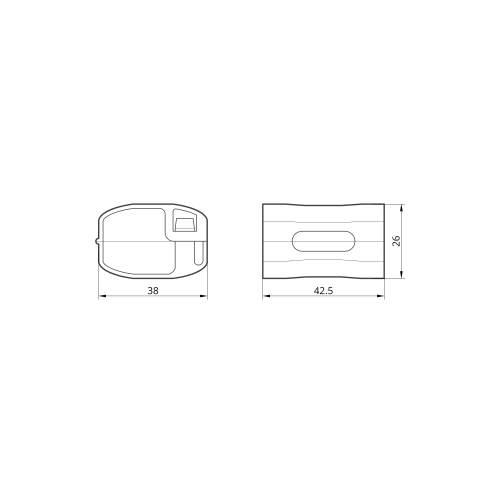 Коробка для защиты клем от влаги CNP3102 с гелем (IPX8) TAKEL