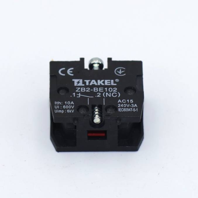 Блок-контакт ZB2-BE 102 (NC) для монтажа XB2 в корпусе поста