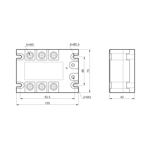 Реле твердотельное SSR-3 АA4860 60А TAKEL