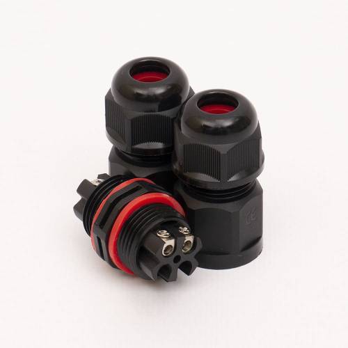 Коннектор для кабеля L-20 IP-68 2 pin