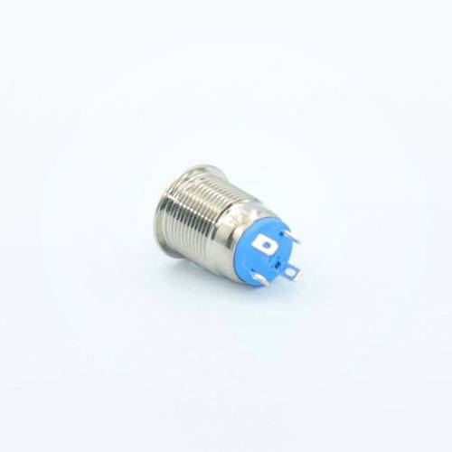 Кнопка металева КНМ-UL-12-HJ-E 220V 1NO висока 5A, червоний TAKEL