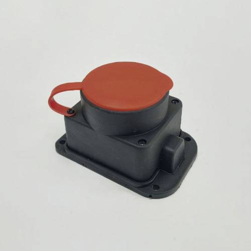 Розетка каучукова стаціонарна 416 3Р+РЕ IP44, 25А 380В TAKEL