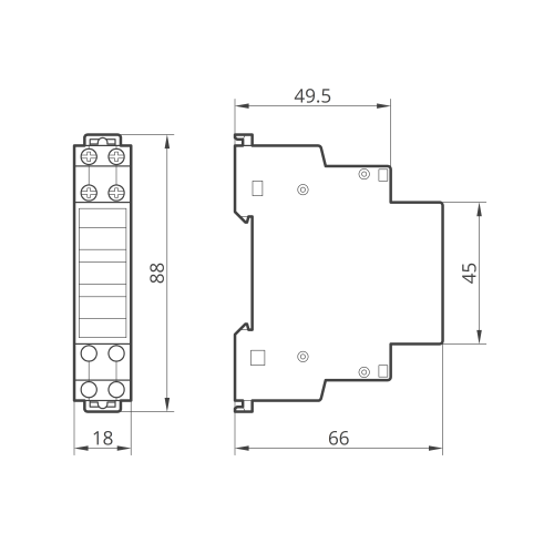 Измеритель 3 в 1 MD35-VAH (АC 80-500V, 0-100А, 0-99Hz) TAKEL
