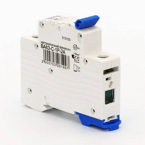 Автоматичний вимикач ВА63-C-1Р-2А TAKEL