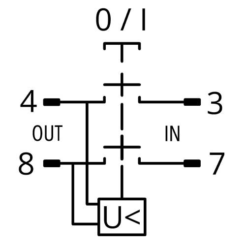 Пусковая электромагнитная кнопка ESSB-101YC 4pin, желтая рамка