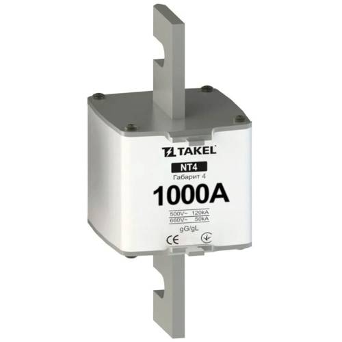 Плавка вставка запобіжника NT4 1000А TAKEL 
