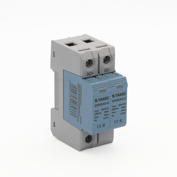 Устройство защиты от импульсных перенапряжений SPDG40-2 T2 (C) DC 600V, 2Р ARGENT TAKEL