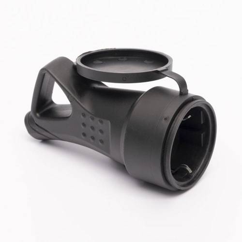 Розетка каучуковая с защитной крышкой с ухом переносная 415 2Р+РЕ IP44 LEE