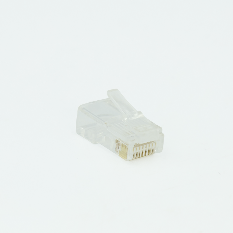 Коннектор RJ45 cat.6 8P8C UTP сквозные отверстия (50шт) TAKEL