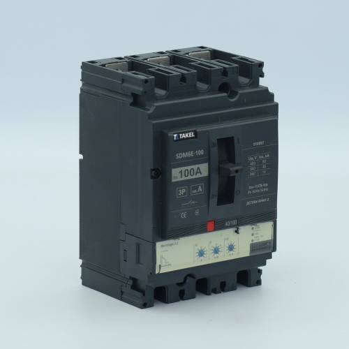 Выключатель автоматический силовой SDM6E-100 3Р 100А 50кА с электр. розцеп. TAKEL