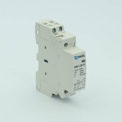 Контактор модульний КМ-1-25-11 25А 1NO+1NC 24В AC TAKEL