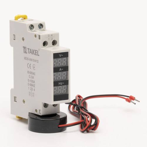 Измеритель 3 в 1 MD35-VAH (АC 80-500V, 0-100А, 0-99Hz) TAKEL