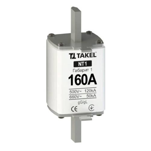 Плавка вставка запобіжника NT1 160А TAKEL 