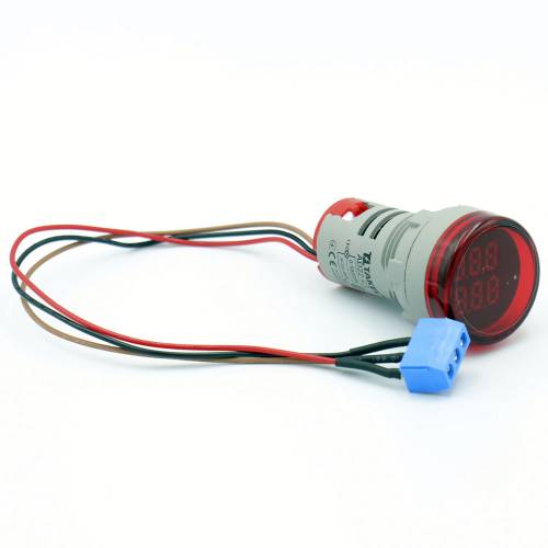 Светодиодный счётчик событий AD22-CT, красный TAKEL