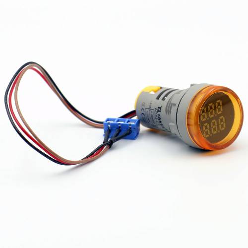 Светодиодный счётчик событий AD22-CT, желтый TAKEL