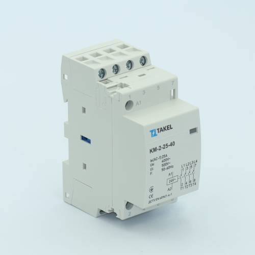 Контактор модульний КМ-2-25-40 25А 4NO 24В AC TAKEL