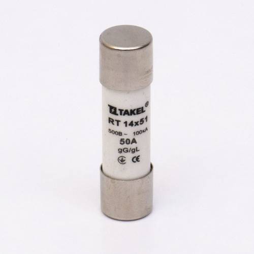 Плавкая вставка предохранителя RT 14х51 50А TAKEL