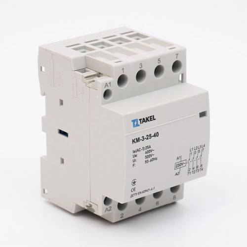 Контактор модульный КМ-3-25-40 25А 4NO TAKEL