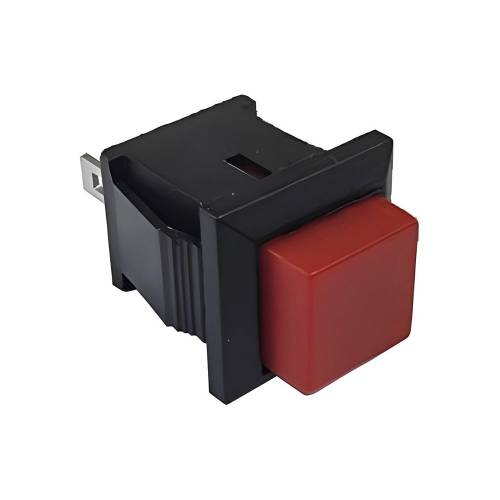 Кнопка натискна КН-430 без фіксації, червоний TAKEL 