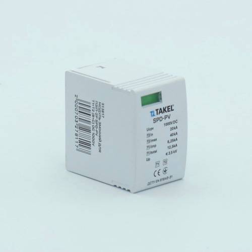 Модуль змінний для ПЗІП-2P SPD-PV T1+T2 (B+C) DC 1000V TAKEL