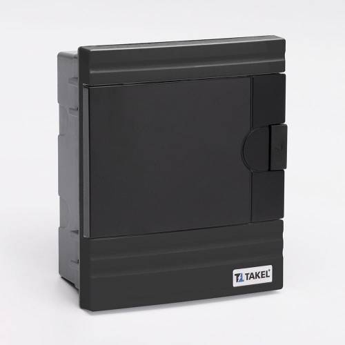 Щиток внутренний FF-BB на 6 модулів, черный, черные двер., Argent IP 40 TAKEL