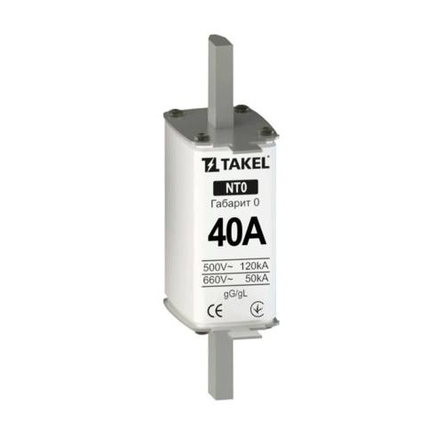 Плавкая вставка предохранителя NT0 40А TAKEL 