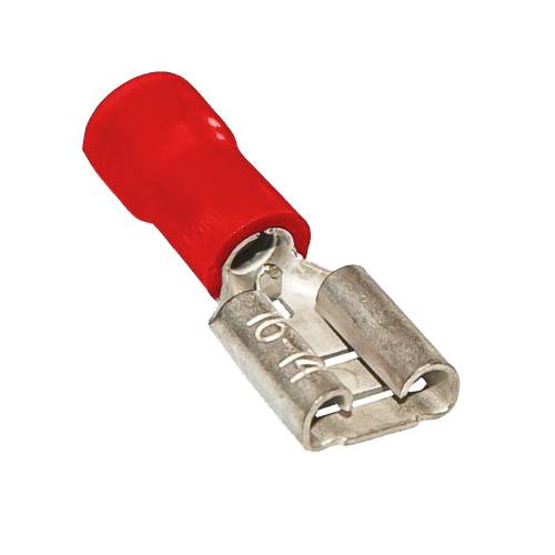 Коннектор плоский с частичной изоляцией 0.25-1.5/2.8*0.8 (разъем 