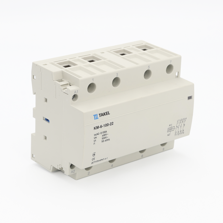 Контактор модульный КМ-6-100-22 100А 2NO+2NC TAKEL