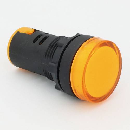 AD22 - 230v АC (B) світлодіодний індикатор, жовтий