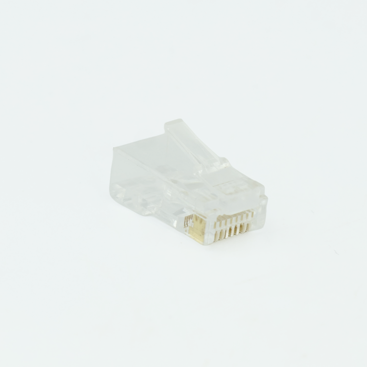 Коннектор RJ45 cat.5е 8P8C UTP сквозные отверстия (50шт) TAKEL