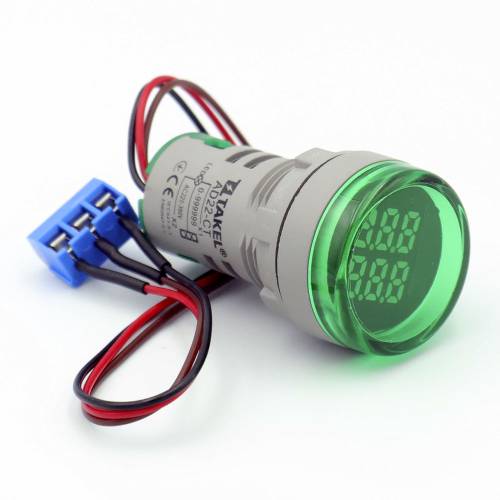 Светодиодный счётчик событий AD22-CT, зелёныйTAKEL